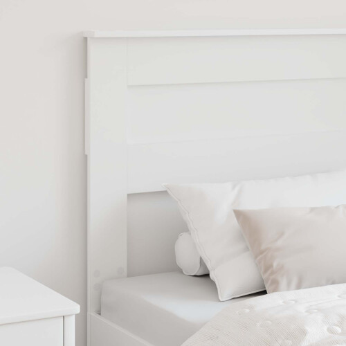 Berkfield Headboard White Engineered wood 2