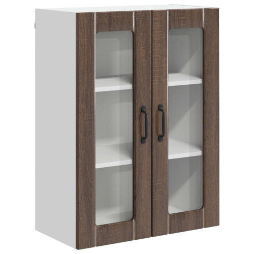 Berkfield Dishwasher Panel Lucca Brown Oak 60 x 31 x 80 cm 1