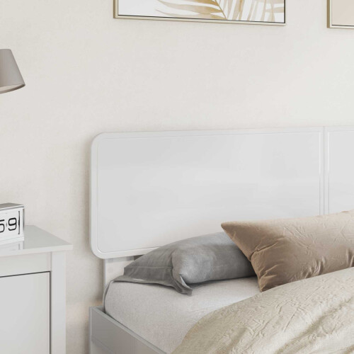 Berkfield Headboard Gloss White Engineered wood 2