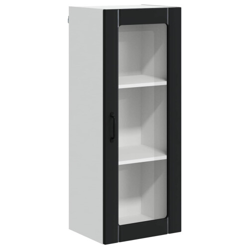 Berkfield Dishwasher Panel Lucca Black 40 x 31 x 100 cm Engineered Wood 1