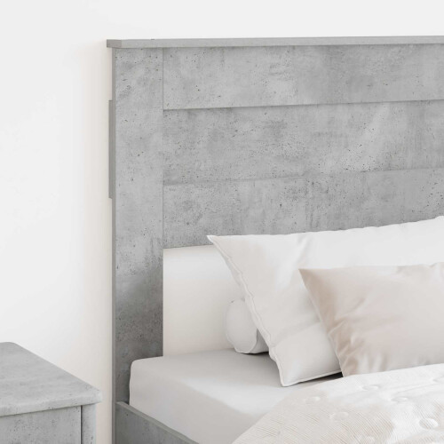 Berkfield Headboard Concrete Grey Engineered wood 2