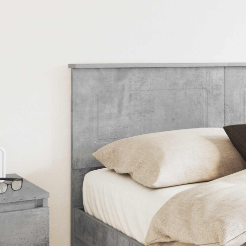 Berkfield Headboard Concrete Grey Engineered wood 2
