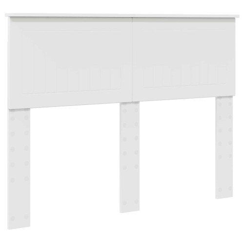 Berkfield Headboard White Engineered wood 1