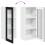 Berkfield Dishwasher Panel Lucca Black 40 x 31 x 100 cm Engineered Wood 11