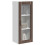 Berkfield Dishwasher Panel Lucca Brown Oak 40 x 31 x 100 cm 3