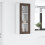 Berkfield Dishwasher Panel Lucca Brown Oak 40 x 31 x 100 cm 4