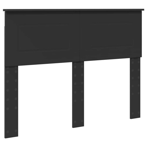 Berkfield Headboard Black Oak Engineered wood 1