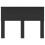 Berkfield Headboard Black Oak Engineered wood 4