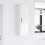 Berkfield Dishwasher Panel Lucca High Gloss White 30 x 31 x 100 cm 4