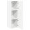 Berkfield Dishwasher Panel Lucca High Gloss White 30 x 31 x 100 cm 5