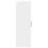 Berkfield Dishwasher Panel Lucca High Gloss White 30 x 31 x 100 cm 7