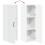 Berkfield Dishwasher Panel Lucca High Gloss White 30 x 31 x 100 cm 11