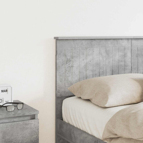 Berkfield Headboard Concrete Grey Engineered wood 2