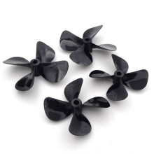 RC Boat Propeller 60mm 4 Blade Thrust Durable 5mm Shaft Right Hand for Marine and ROV