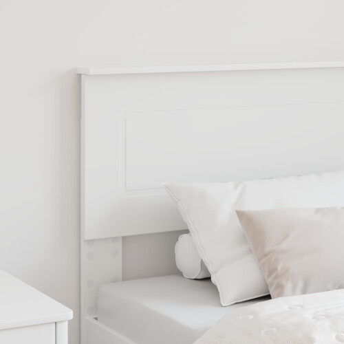 Berkfield Headboard White Engineered wood 2