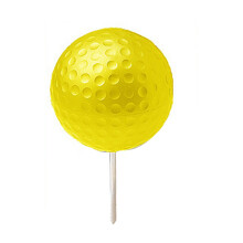 Aqyh Grænsemarkør - Rustfri, ikke-deformerbar golfgrænsemarkør