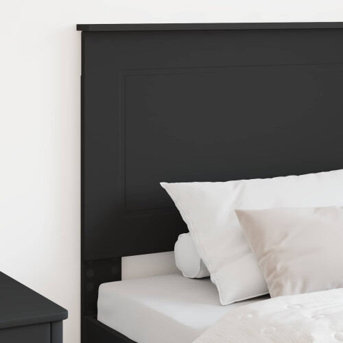 Berkfield Headboard Black Oak 100 cm Engineered Wood 2