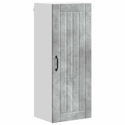Berkfield Dishwasher Panel Lucca Concrete Grey 40 x 31 x 100 cm 1