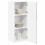 Berkfield Dishwasher Panel Lucca Concrete Grey 40 x 31 x 100 cm 3
