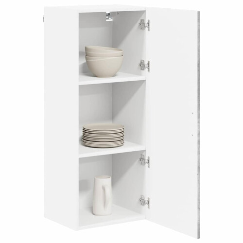 Berkfield Dishwasher Panel Lucca Concrete Grey 40 x 31 x 100 cm 2