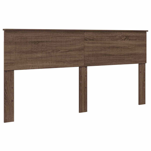 Berkfield Headboard Brown Oak Engineered wood 1
