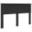 Berkfield Headboard Black Oak Engineered wood 2