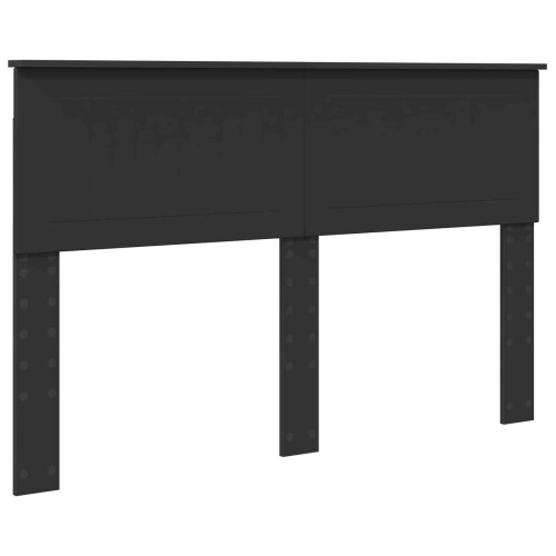 Berkfield Headboard Black Oak Engineered wood 1