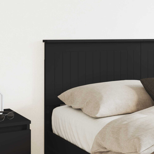 Berkfield Headboard Black Oak Engineered wood 2