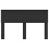 Berkfield Headboard Black Oak Engineered wood 4
