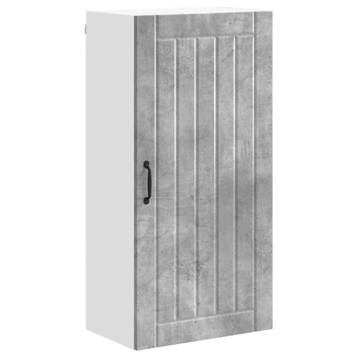 Berkfield Dishwasher Panel Lucca Concrete Grey 50 x 31 x 100 cm 1
