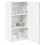 Berkfield Dishwasher Panel Lucca Concrete Grey 50 x 31 x 100 cm 3