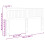 Berkfield Headboard White Engineered wood 10