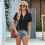 Women'S Short Sleeve Top Black S 5