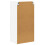 Berkfield Dishwasher Panel Lucca Concrete Grey 50 x 31 x 100 cm 8