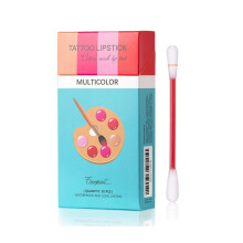 Lakerain 20 Pz/Set Rossetto Sigaretta Cotton Fioc Rossetto Portatile Impermeabile Liquido Antiaderente Tazza Tattoo Rossetto