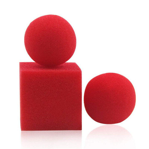 Magic Sponge Balls Set for Close Up Magic Tricks, Soft Foam Props with Instant Vanish Effect