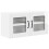 Berkfield Dishwasher Panel Lucca High Gloss White 80 x 31 x 40 cm 2