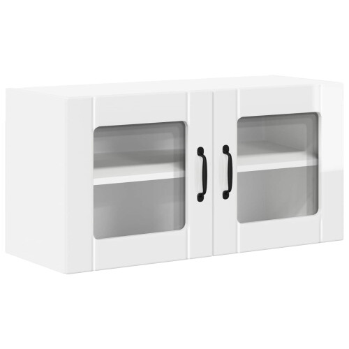 Berkfield Dishwasher Panel Lucca High Gloss White 80 x 31 x 40 cm 1