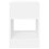 Berkfield End Table White 30.5 x 30 x 45 cm Engineered Wood 5