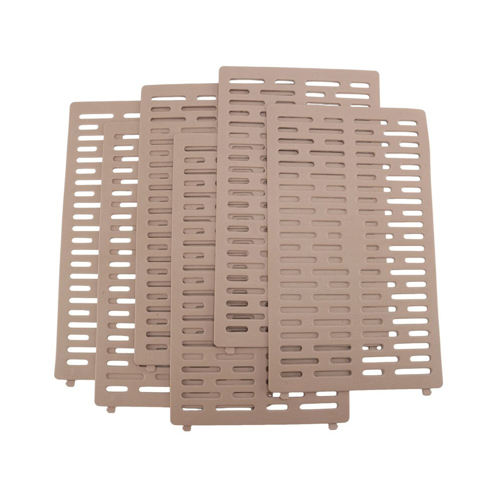 6Pcs Plastic Tree Trunk Protectors Waterproof Tree Bark Protector, Flexible Tree Guard With Mesh For Various Size Trees 4713965162763