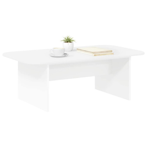 Berkfield Coffee Table White 93 x 53 x 33 cm Engineered Wood 2