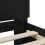 Berkfield Bed Frame with Headboard Black Oak 90 x 190 cm Engineered Wood 9