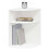 Berkfield End Table White 39.7 x 39.7 x 60 cm Engineered Wood 3