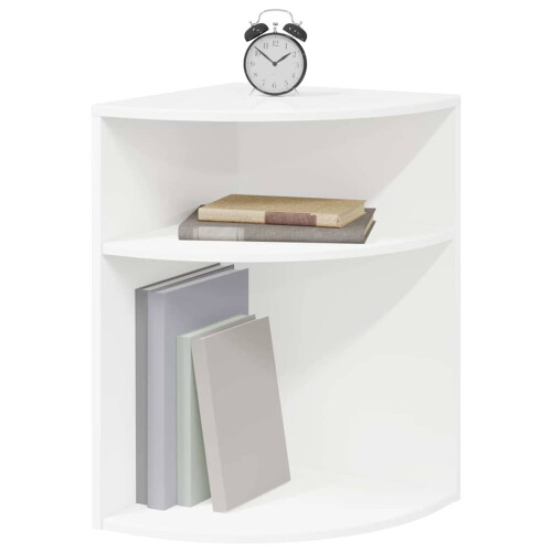 Berkfield End Table White 39.7 x 39.7 x 60 cm Engineered Wood 2