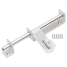 Heavy Duty Stainless Steel Door Bolt Latch 6 Inch Rust Resistant Lock for Gate Shed Indoor Outdoor