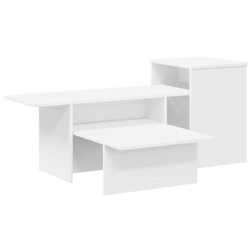 Berkfield Console Table White 91.5 x 35 x 38.5 cm Engineered Wood 1