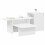 Berkfield Console Table White 91.5 x 35 x 38.5 cm Engineered Wood 3