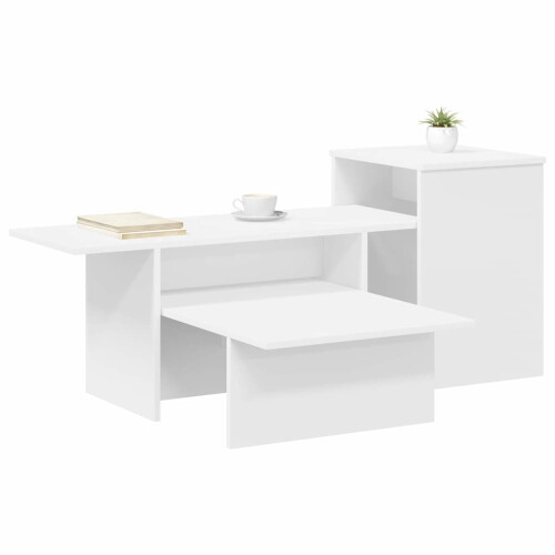 Berkfield Console Table White 91.5 x 35 x 38.5 cm Engineered Wood 2