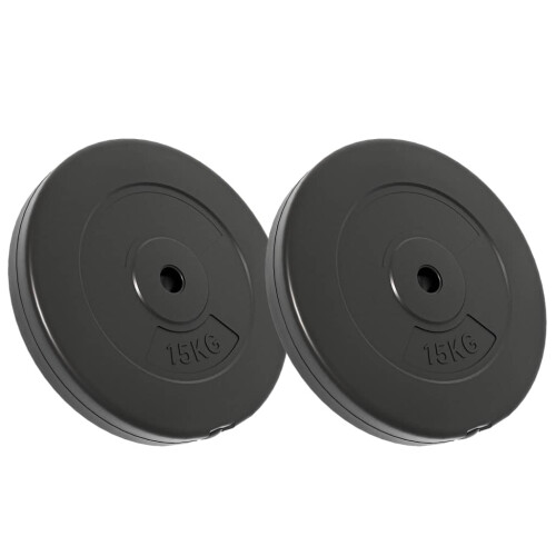 Berkfield Weight Plates 2 pcs 30 kg Cement 1