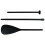 Berkfield Inflatable Stand Up Paddle Board Set Black and White 6